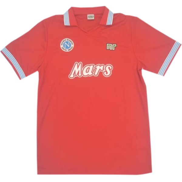Authentic Camiseta Napoli 3ª Retro 1988 1989 Rojo